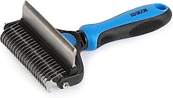 Shires Equestrian Products EZI-GROOM Tidy Up Comb, Blue