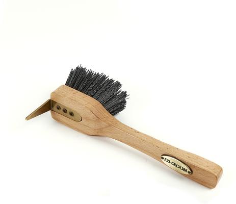 Show full view: Shires Equestrian Products EZI-GROOM Premium Horse Hoof Pick Brush slide 2 of 2