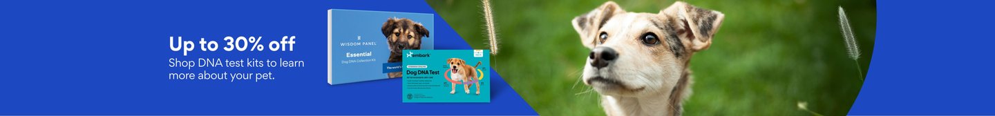 Up to 30% off Shop DNA test kits to learn more about your pet