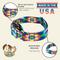 Show in main carousel: Country Brook Petz HossFit Jr Tie Dye Flowers Wide Martingale Dog Collar, Multi-Colored, Large: 18 to 26-in neck, 1.5-in wide slide 3 of 10