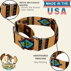 Country Brook Petz HossFit Jr Native Arizona Wide Martingale Dog Collar, Medium slide 2 of 9