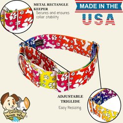 Country Brook Petz HossFit Jr Trippy Doggo Wide Martingale Dog Collar, Large slide 2 of 8