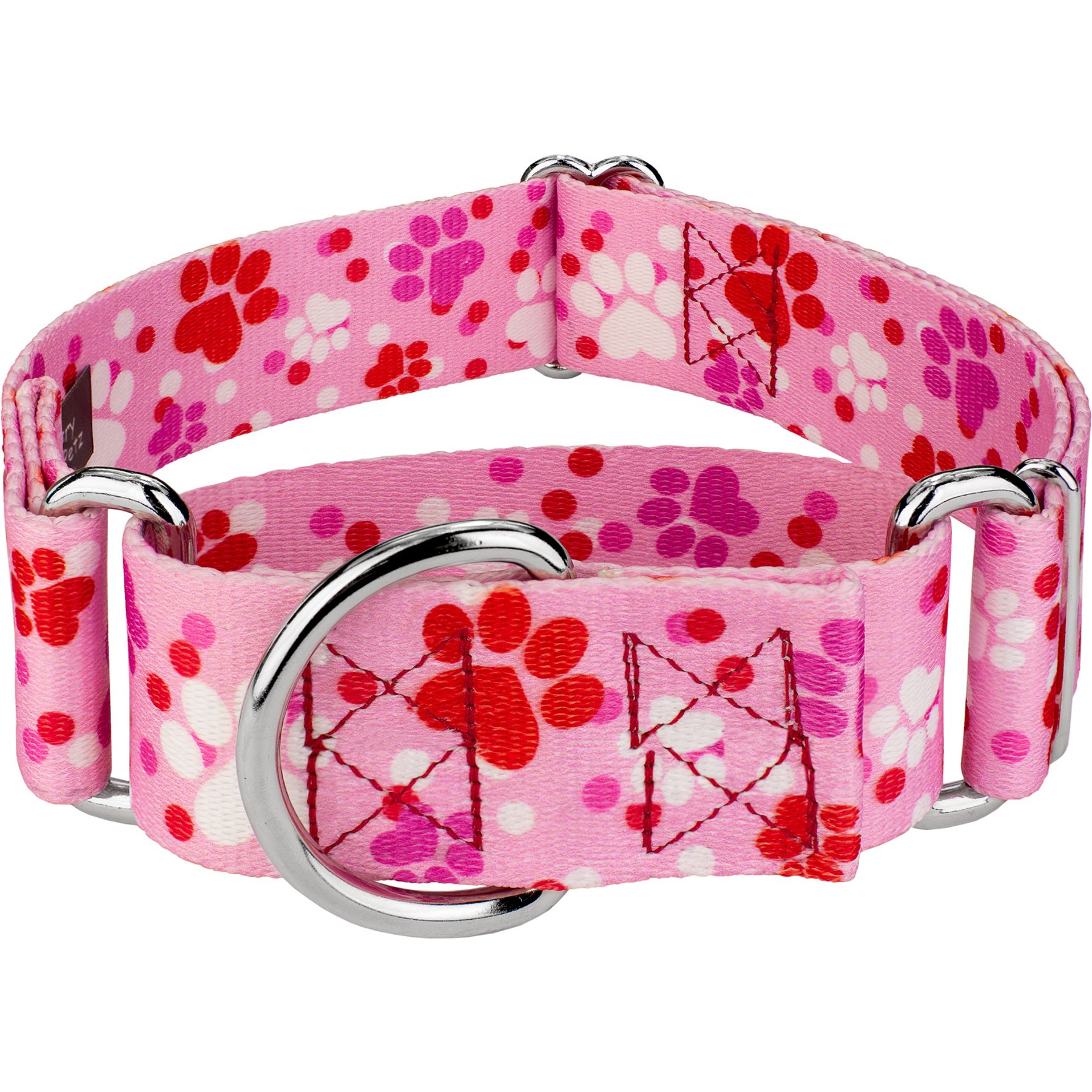 Country Brook Petz HossFit Jr Puppy Love Wide Martingale Dog Collar, Large