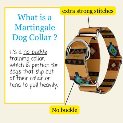 Show full view: Country Brook Petz HossFit Jr Native Arizona Wide Martingale Dog Collar, Large slide 7 of 10