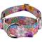 Show in main carousel: Country Brook Petz HossFit Jr May Flowers Wide Martingale Dog Collar, Medium slide 1 of 9