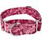 Show in main carousel: Country Brook Petz HossFit Jr Woodland Bone Camo Wide Martingale Dog Collar, Medium, Pink slide 1 of 8
