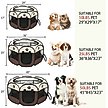 Show in main carousel: Niubya Portable Indoor/Outdoor Dog & Cat Playpen, Brown, 45-in slide 2 of 6