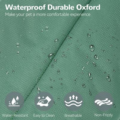 Show full view: Heeyoo Outdoor Foldable Dog Bed, Green, Medium slide 3 of 7