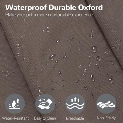 Show full view: Heeyoo Outdoor Foldable Dog Bed, Brown, Medium slide 4 of 7