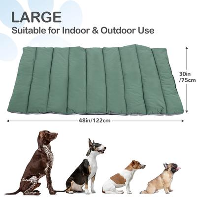 Show full view: Heeyoo Outdoor Foldable Dog Bed, Green, Medium slide 2 of 7