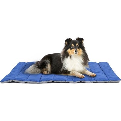 Heeyoo Heeyoo Outdoor Foldable Dog Bed, Dark Blue, Medium