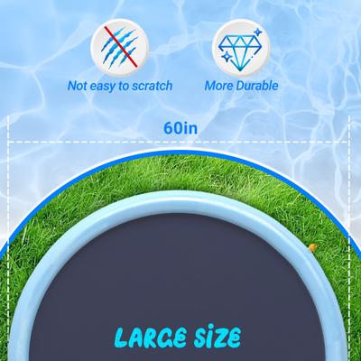 Show full view: Heeyoo Thicken Non-Slip Scratch Resistant Splash Pad Dog Toy, Blue, 60-in slide 2 of 10