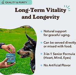 Natural Dog Company Turkey Flavored Chew for Senior Dogs, 90 count slide 2 of 7