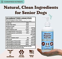Natural Dog Company Salmon Flavored Fish Oil for Senior Dogs, 16-fl oz slide 2 of 7