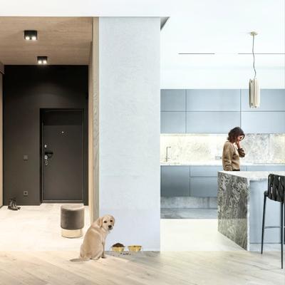 Show full view: Hiddin Small Clear Double Dog Bowl, Gold, 1.5-cup slide 2 of 8