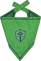 Pets First MLS Team Tie Around Dog Bandana, Large/X-Large, Seattle Sounders FC