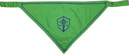 Show full view: Pets First MLS Team Tie Around Dog Bandana, Large/X-Large, Seattle Sounders FC slide 2 of 5