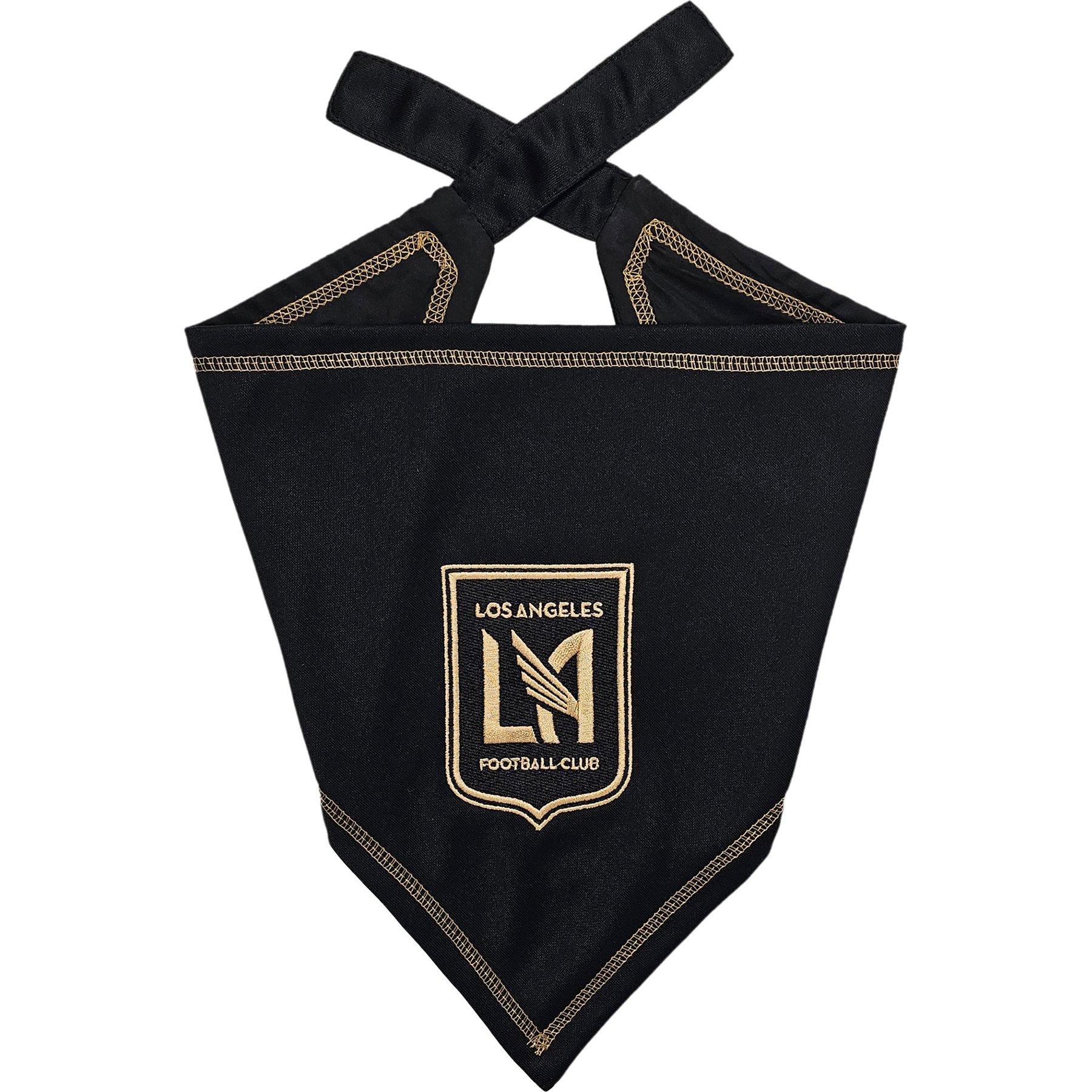 Pets First MLS Team Tie Around Dog Bandana, Small/Medium, Los Angeles FC