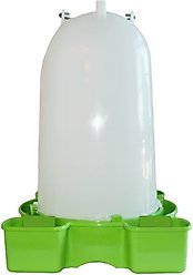 Little Giant Durable Plastic Poultry Waterer for Ducks, 3-gal