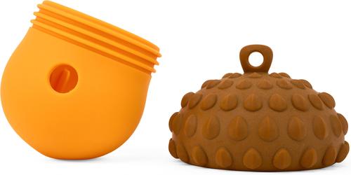 Show full view: Critta Fitta Interactive Treat Dispenser Dog Toy, Brown slide 4 of 6