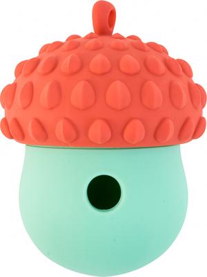 Show full view: Critta Fitta Interactive Treat Dispenser Dog Toy, Red + Teal slide 2 of 7