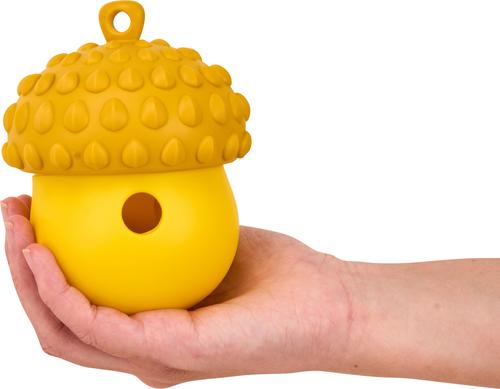 Show full view: Critta Fitta Interactive Treat Dispenser Dog Toy, Yellow slide 5 of 7