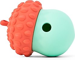 Critta Fitta Interactive Treat Dispenser Dog Toy, Red + Teal