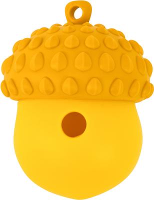 Show full view: Critta Fitta Interactive Treat Dispenser Dog Toy, Yellow slide 2 of 7