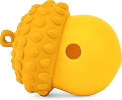 Critta Fitta Interactive Treat Dispenser Dog Toy, Yellow