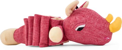 Show full view: Critta Fitta Interactive Rhino Plush Dog Toy slide 3 of 5