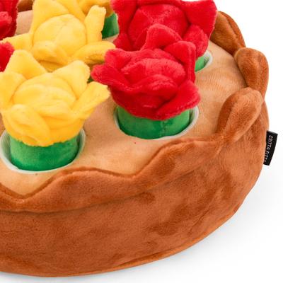 Show full view: Critta Fitta Interactive Hide & Seek Tulips Squeaky Plush Dog Toy slide 2 of 7
