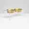 Show in main carousel: Hiddin Medium Clear Stainless Steel Elevated Double Dog Bowl, Gold, 6.5-cup slide 5 of 9