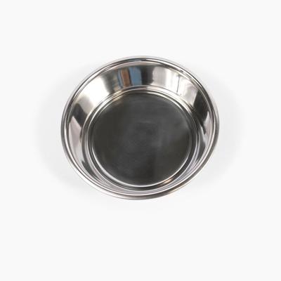 Show full view: Hiddin Bronze Acrylic Double Elevated Dog & Cat Bowl, Silver, 6.5-cup slide 6 of 9