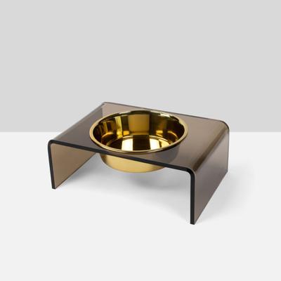 Show full view: Hiddin Bronze Single Dog & Cat Elevated Bowl, Gold, 6.5-cup slide 5 of 8