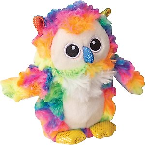 Snugarooz Baby Hootie the Owl Squeaky Dog Plush Toy, Multi