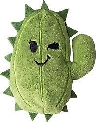 Snugarooz Baby Chloe the Cactus Squeaky Dog Plush Toy, Green