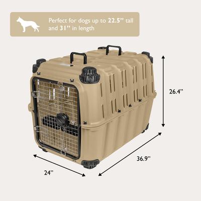 Show full view: Mammoth Guardian Dog Kennel, Desert Sand Tan slide 6 of 9