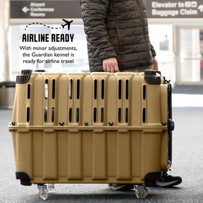 Show full view: Mammoth Guardian Dog Kennel, Desert Sand Tan slide 5 of 9