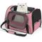 Show in main carousel: Niubya Soft-Sided Washable Airline-Approved Dog & Cat Carrier, Pink, 16-in slide 1 of 9