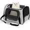 Show in main carousel: Niubya Soft-Sided Washable Airline-Approved Dog & Cat Carrier, Light Grey, 16-in slide 1 of 10