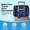 Show in main carousel: Niubya Soft-Sided Washable Airline-Approved Dog & Cat Carrier, Dark Blue, 16-in slide 6 of 9