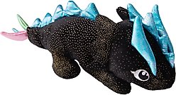 Snugarooz Ice the Dragon Squeaky Dog Plush Toy, Black