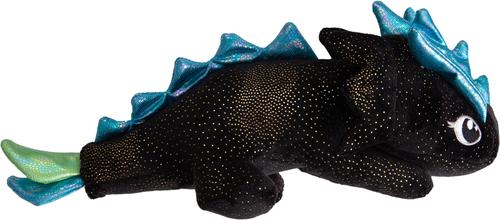 Show full view: Snugarooz Ice the Dragon Squeaky Dog Plush Toy, Black slide 2 of 5