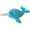 Show in main carousel: Snugarooz Baby Nikki the Narwhal Squeaky Dog Plush Toy, Blue slide 1 of 5
