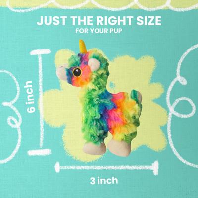 Show full view: Snugarooz Baby Momma the Llama Squeaky Dog Plush Toy, Multi slide 5 of 6