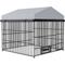 Show in main carousel: Cesicia Outdoor Dog Kennel, Black Gray, 78.7 x 78.74 x 76.42-in slide 8 of 8