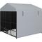 Show in main carousel: Cesicia Outdoor Dog Kennel, Black Gray, 78.7 x 78.74 x 76.42-in slide 6 of 8