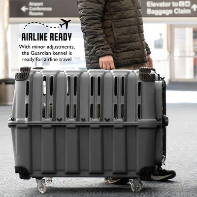 Show full view: Mammoth Guardian Dog Kennel, Gunmetal Gray slide 4 of 10