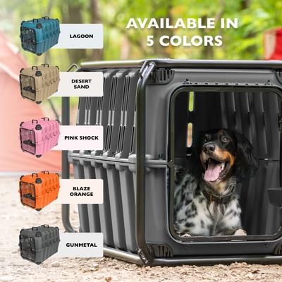 Show full view: Mammoth Guardian Dog Kennel, Gunmetal Gray slide 5 of 10