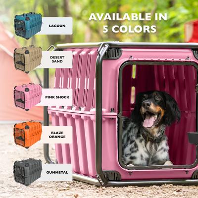 Show full view: Mammoth Guardian Dog Kennel, Pink Shock slide 6 of 12